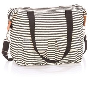 Thirty One Twill Stripe Casual Cargo Bag